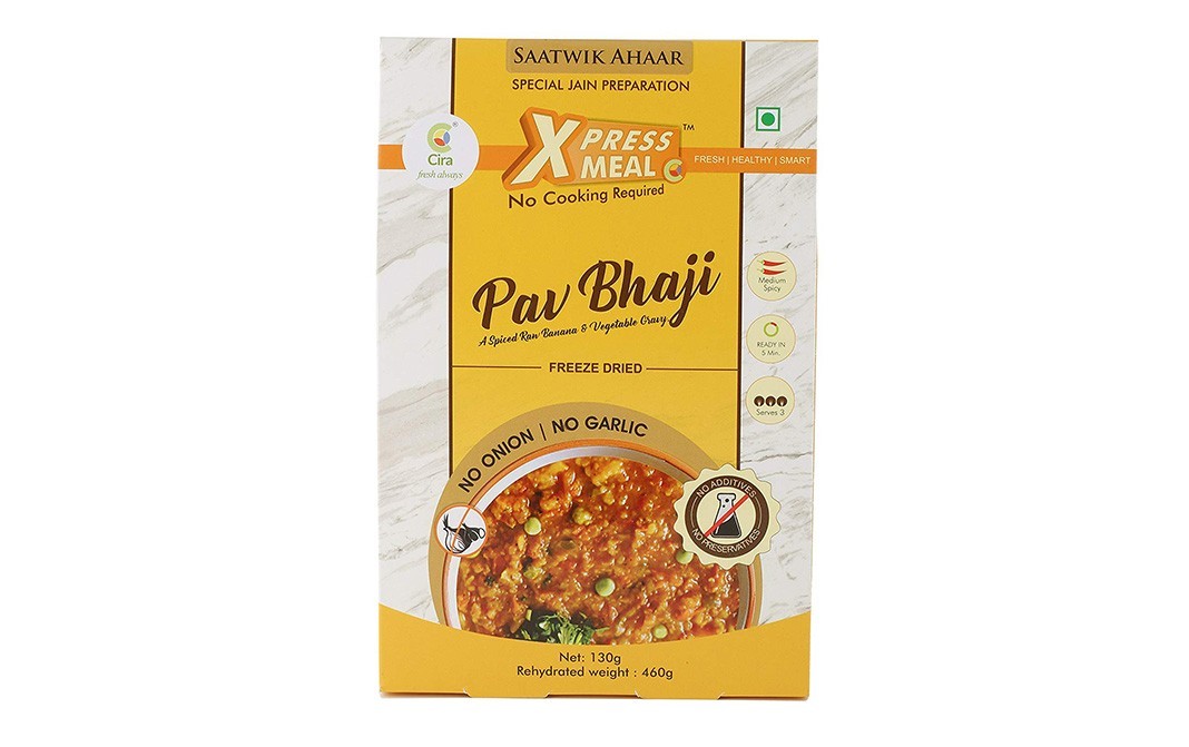 Cira Pav Bhaji Saatwik Ahaar   Box  130 grams